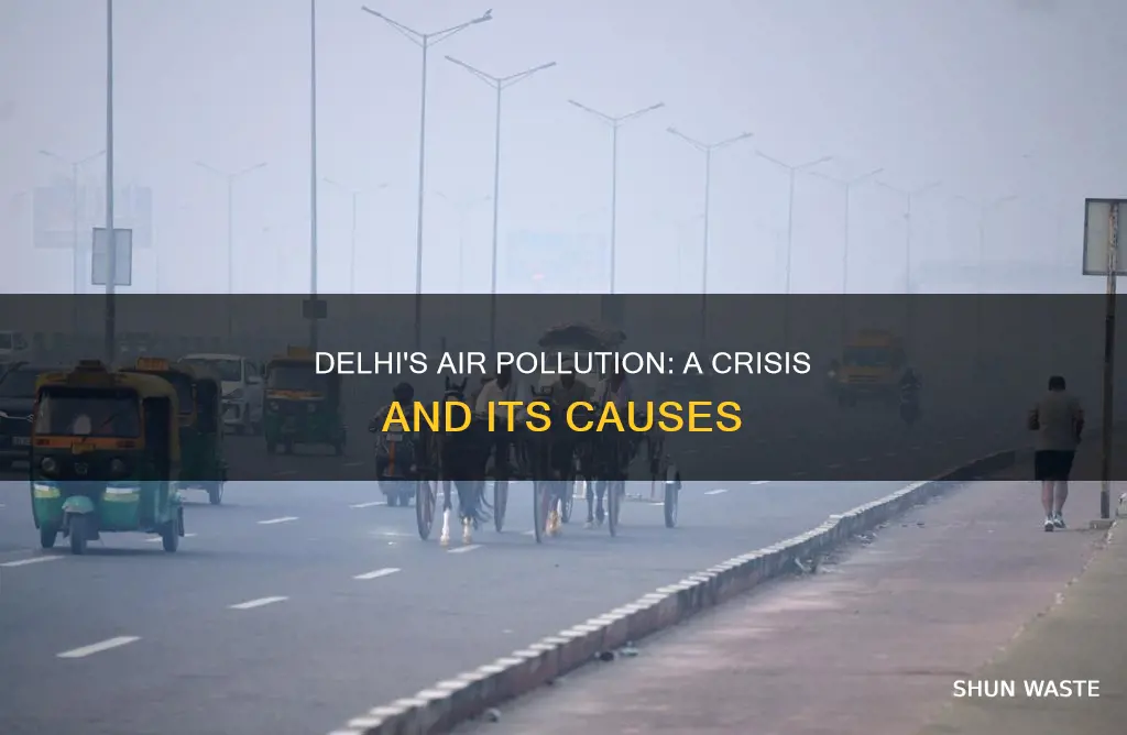 how much air pollution in delhi