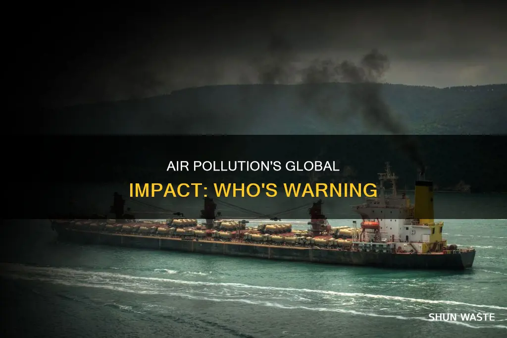 how much air pollution is in the world who