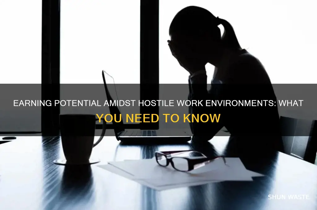 how much can i make on a hostile work environment