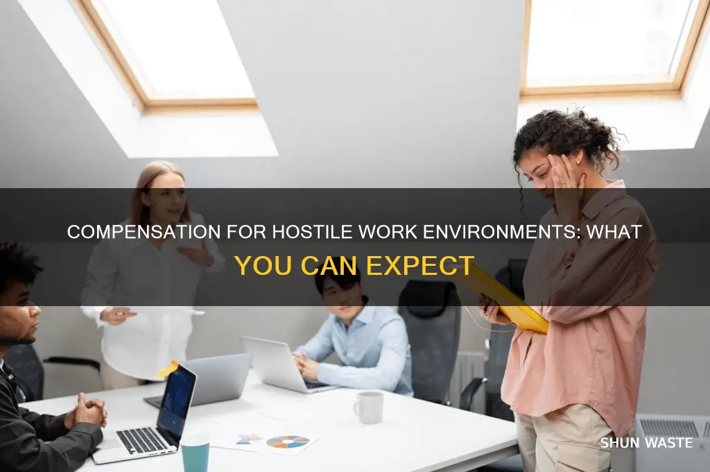 how much can you get for hostile work environment