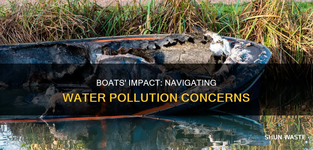 how much do boats pollute the water