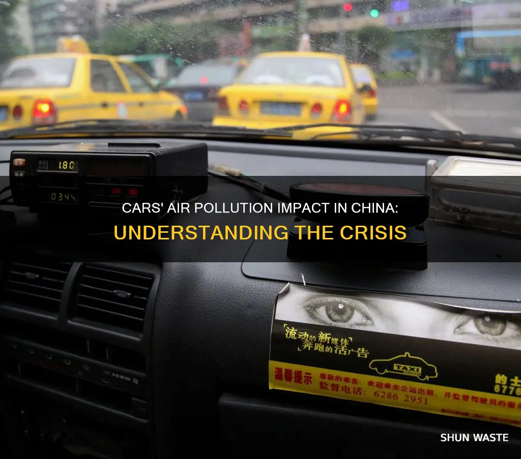how much do cars contribute to air pollution in china