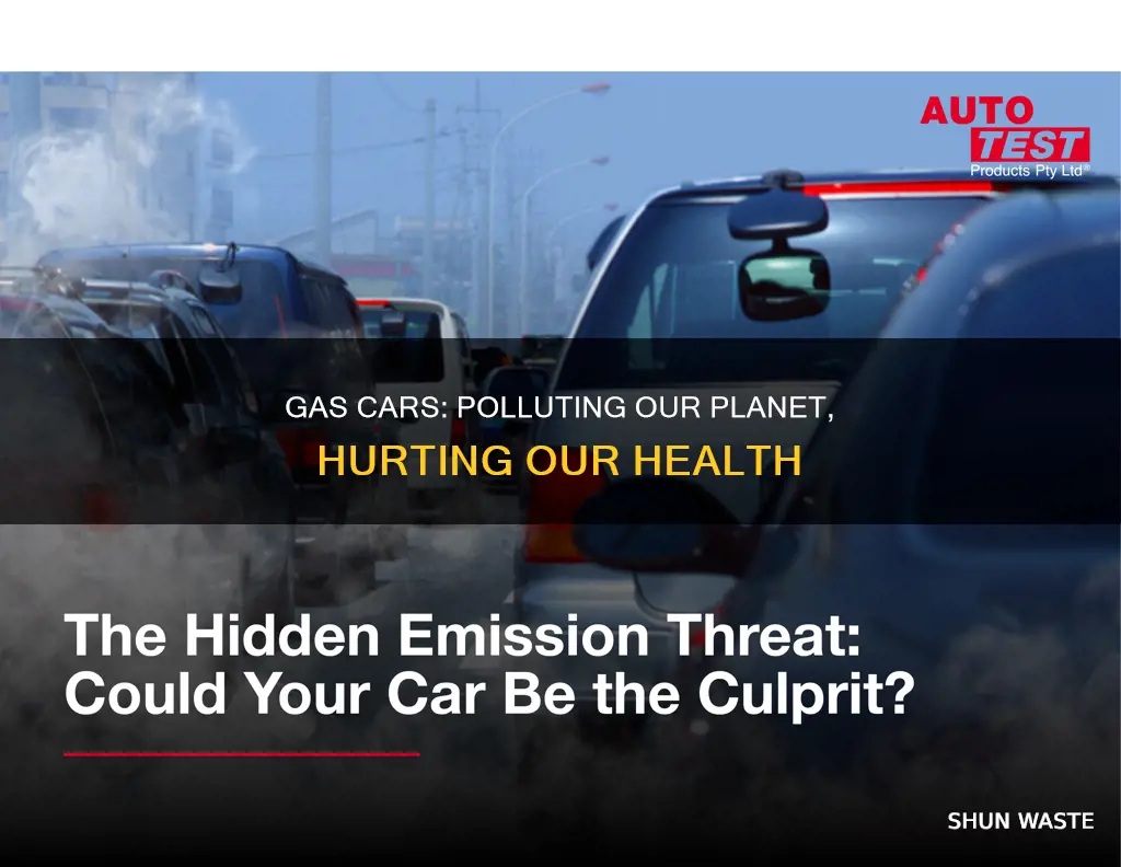 how much do gas cars pollute