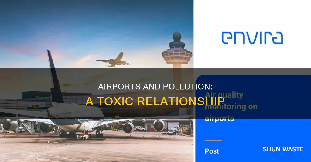 how much does a busy airport pollute
