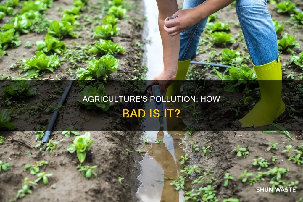 how much does agriculture pollute