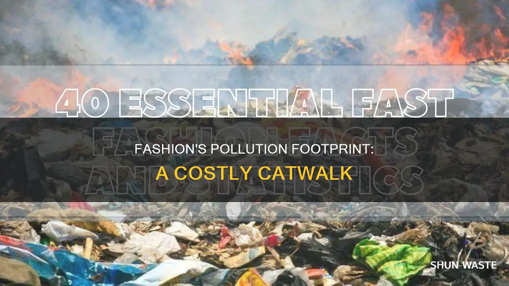 how much does fashion contribute to pollution