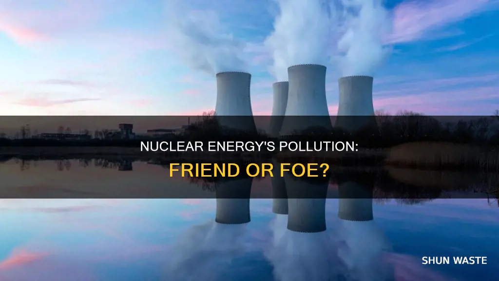 how much does nuclear energy pollute