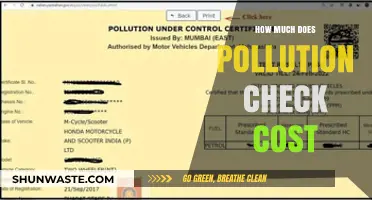 Pollution Check Costs: How Much to Expect