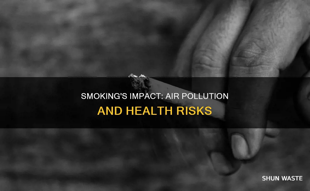 how much does smoking contribute to air pollution