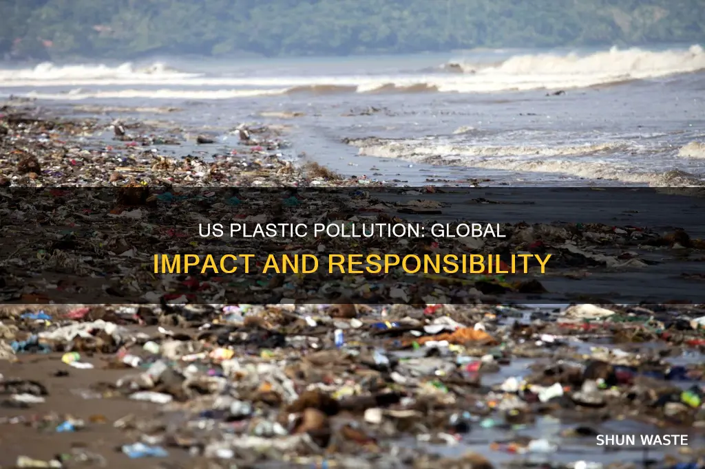 how much does the us contribute to plastic pollution