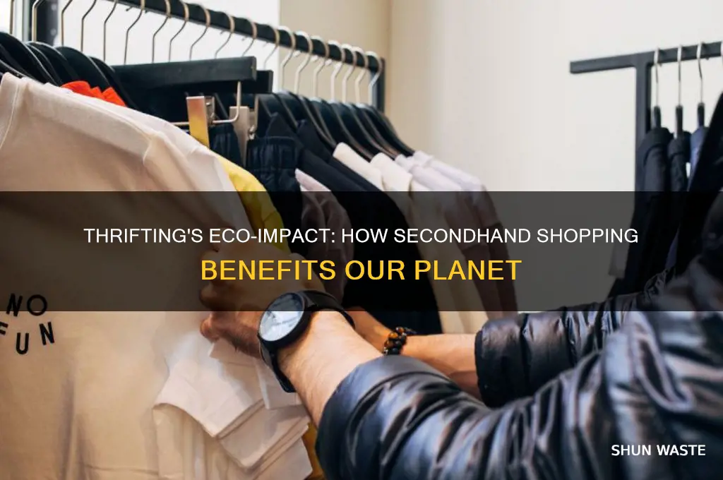 how much does thrifting help the environment