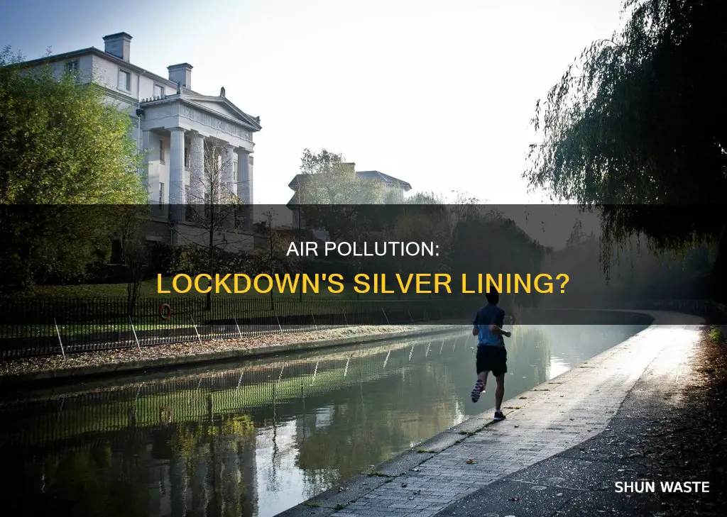 how much has air pollution decreased during lockdown