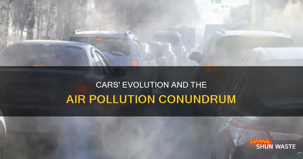 how much has air pollution increased since cars were made