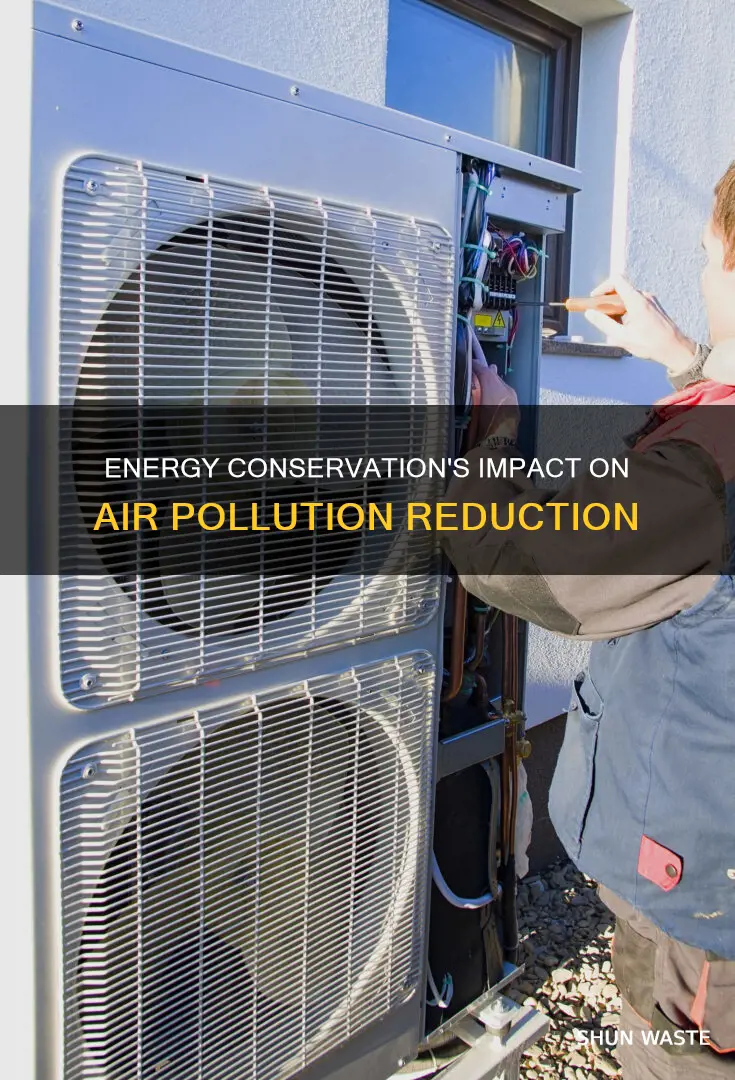 how much has energy conservation help decrease air pollution