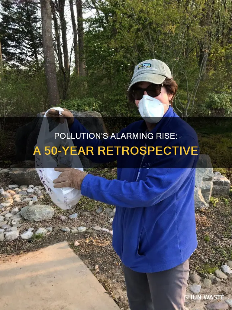 how much has pollution increased in the last 50 years