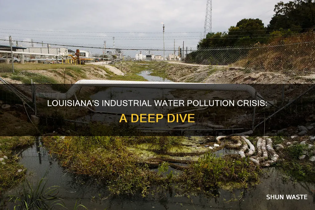 how much industrial water pollution is realzsed to lousisana