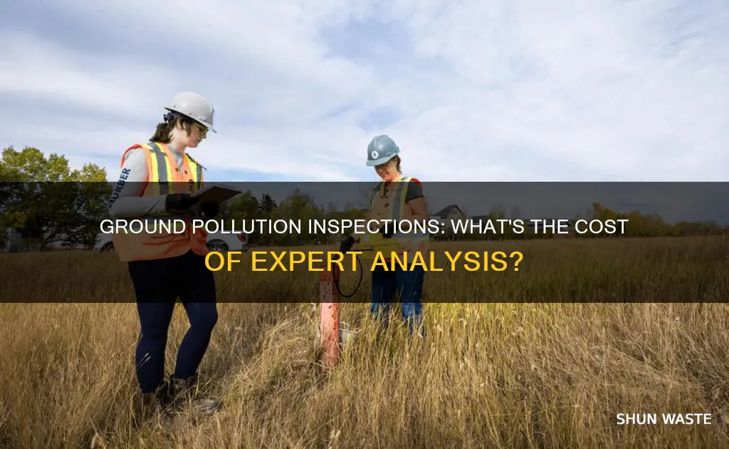how much is a property inspection for ground pollution