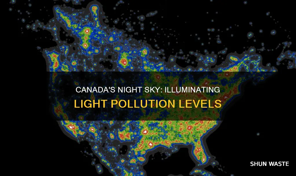 how much light pollution does canada have