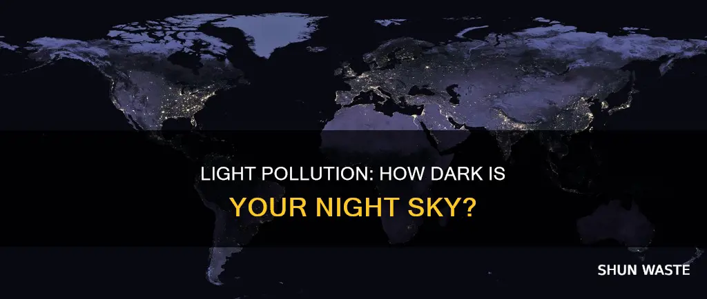 how much light pollution is in my area
