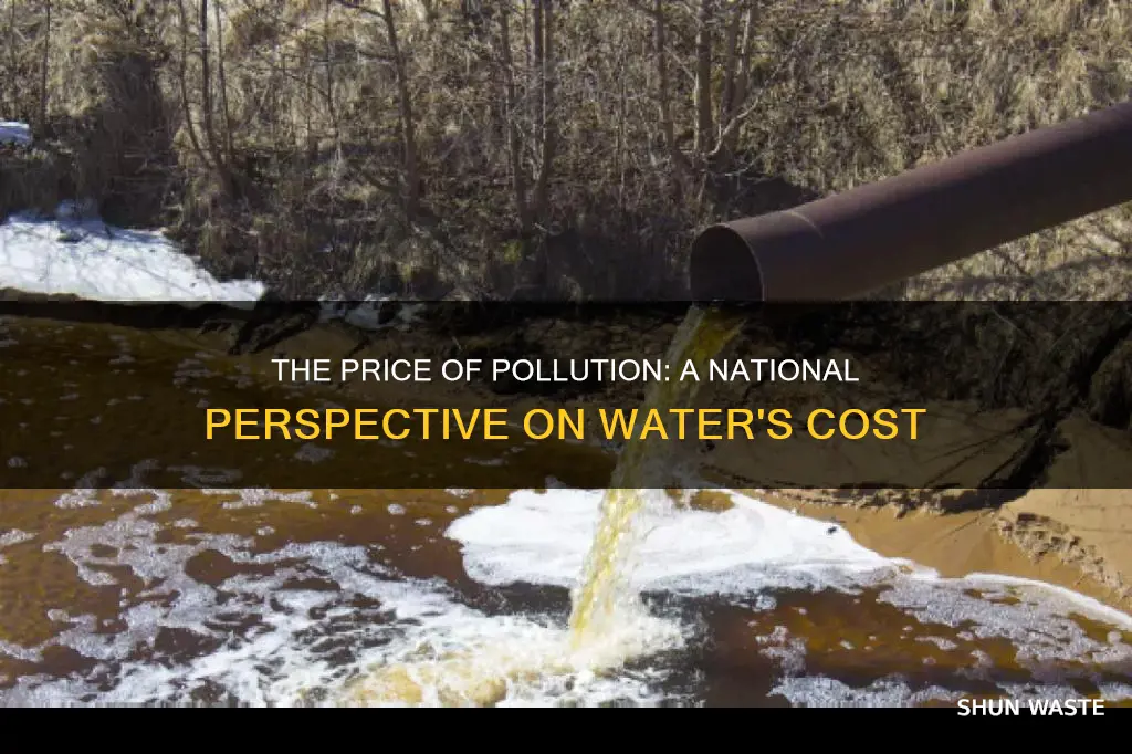 how much money does water pollution cost the national government