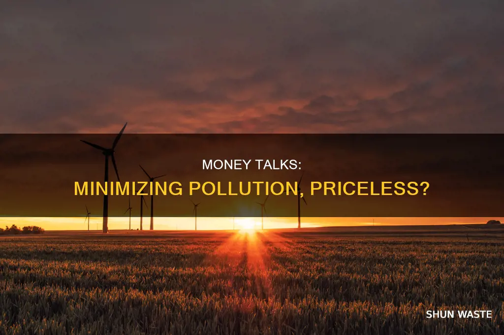 how much money would it take to minimize pollution
