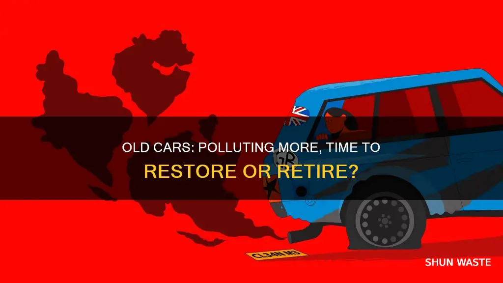 how much more do old cars pollute