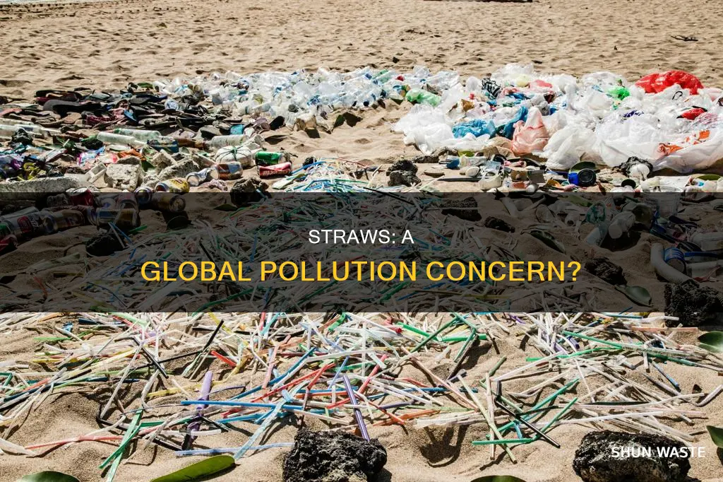how much of the world pollution are straws