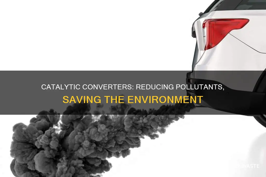 how much pollutants does a catalytic converter remove