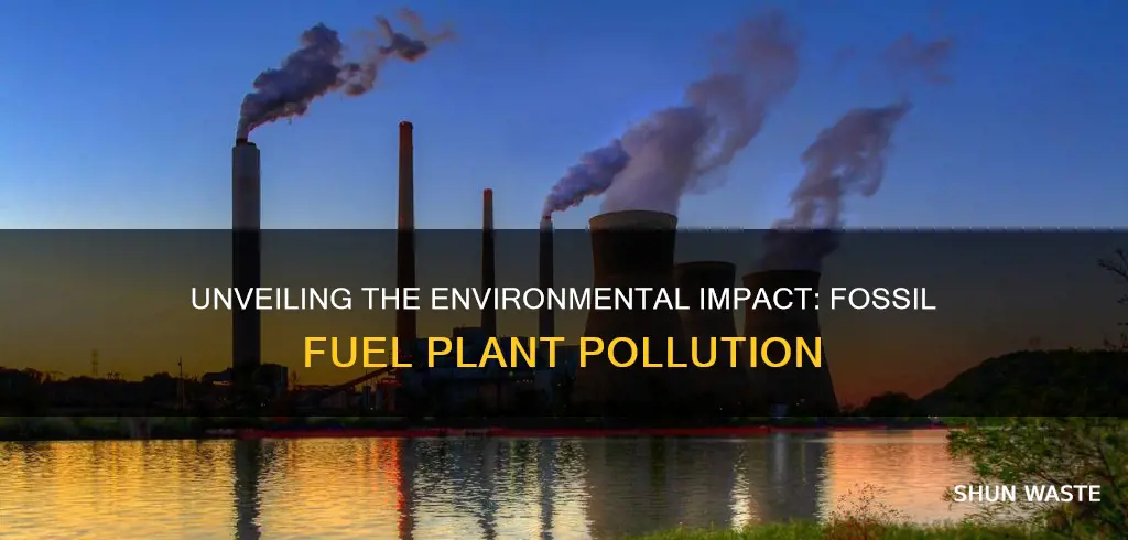 how much pollution can one fossil fuel plant produce