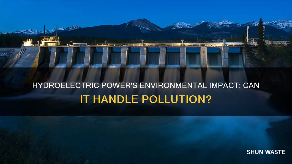 how much pollution can one hydroelectric power