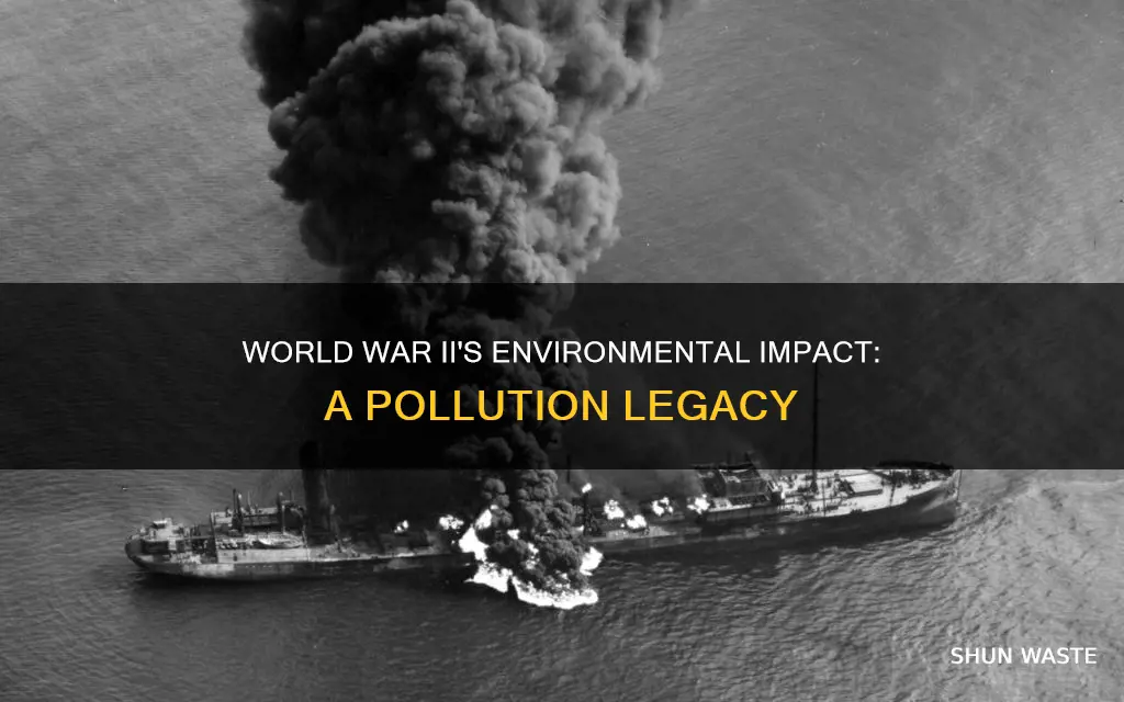 how much pollution did ww2 cause