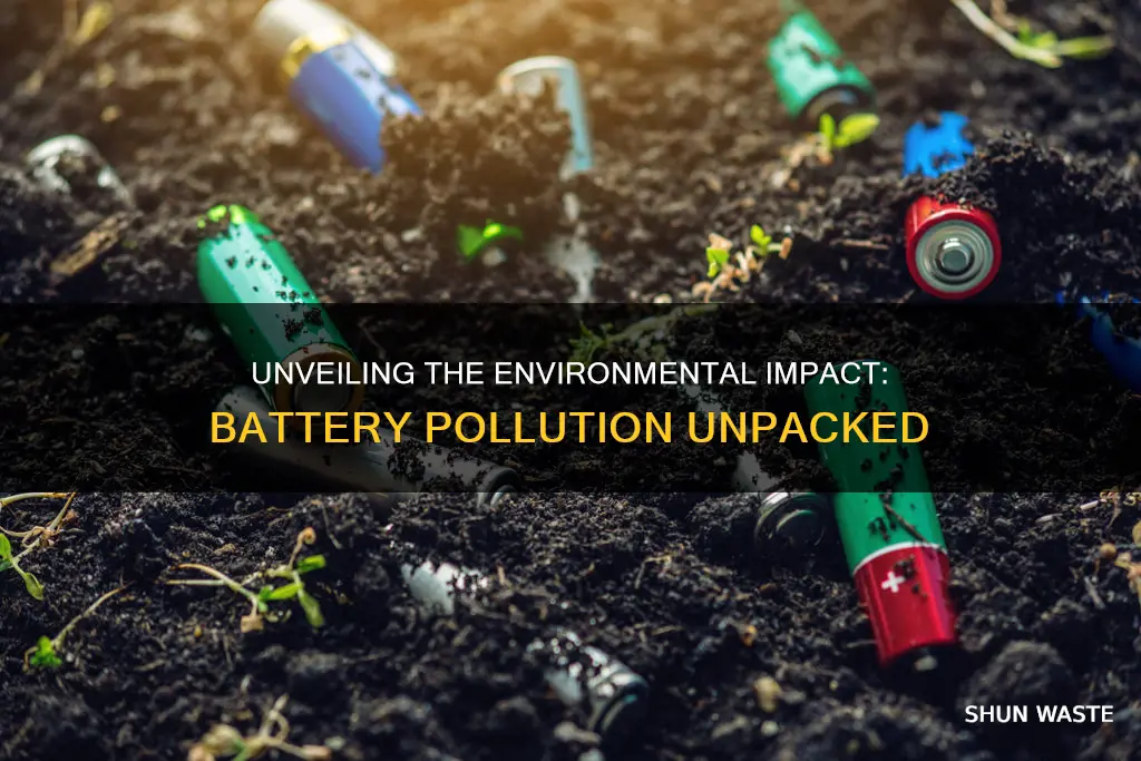 how much pollution do batteries cause