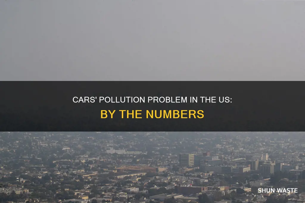 how much pollution do cars produce in the us
