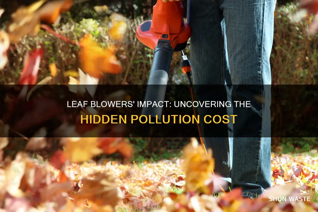 how much pollution do leaf blowers cause