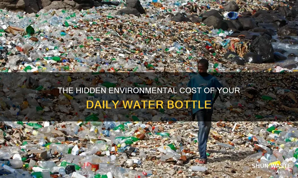 how much pollution do the water bottle companies make