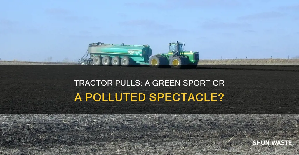 how much pollution do tractor pulls cause