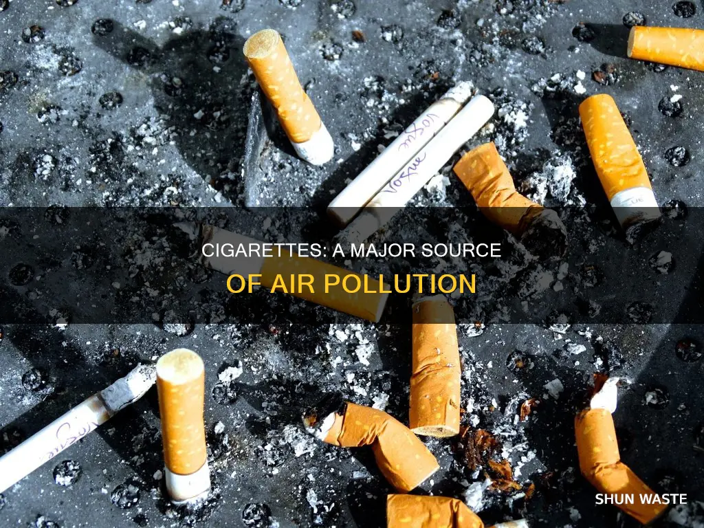 how much pollution does a cigarette produce