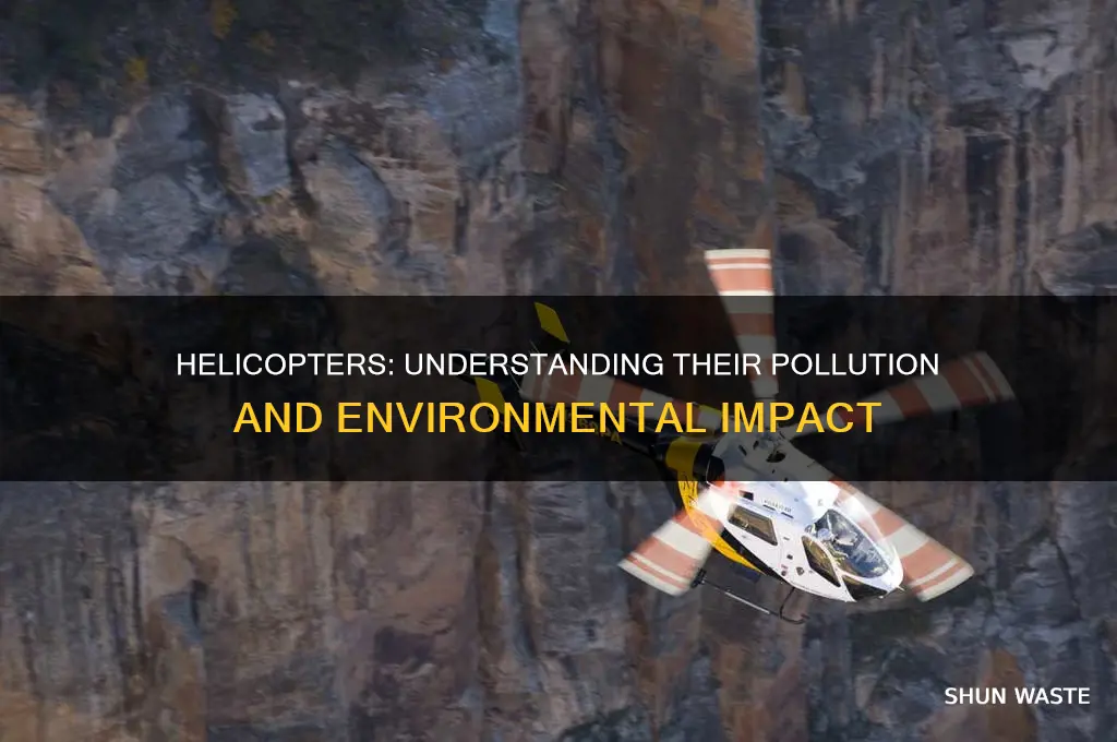how much pollution does a helicopter produce