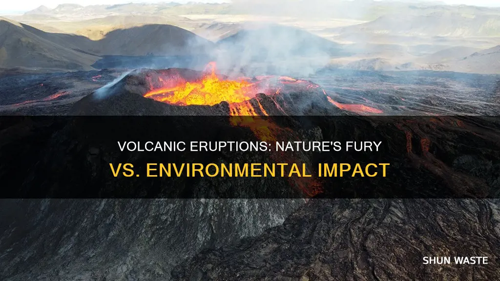 how much pollution does a volcanic eruption cause