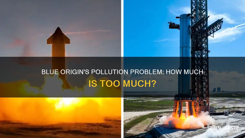 how much pollution does blue origin produce
