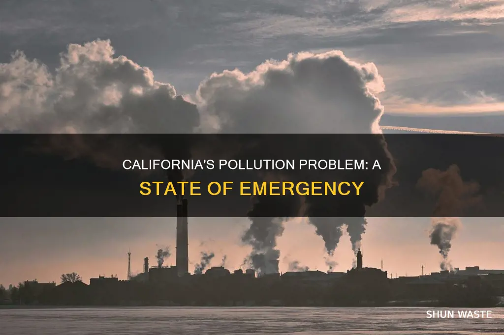 how much pollution does california make
