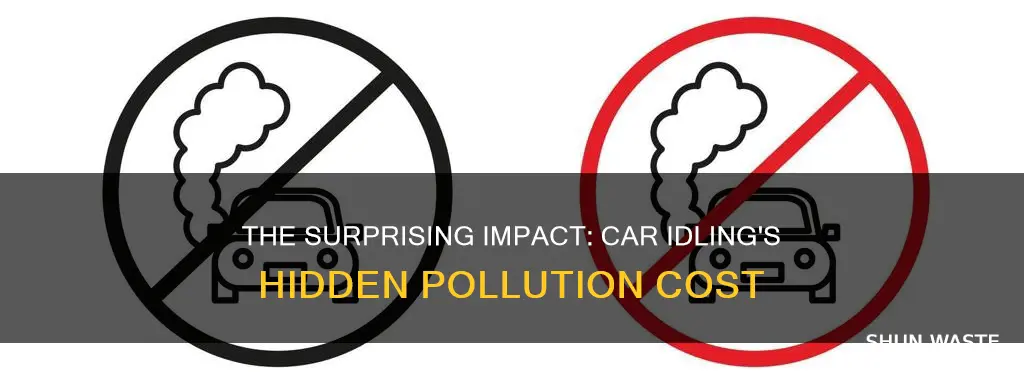 how much pollution does car idling cause