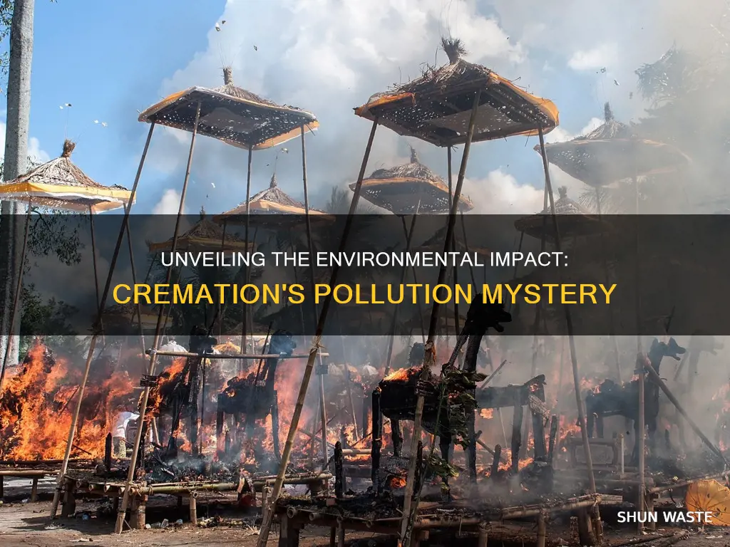 how much pollution does cremation cause