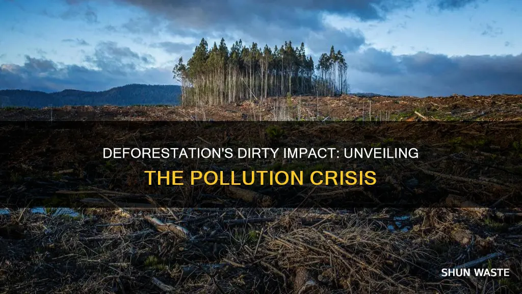 how much pollution does deforestation cause