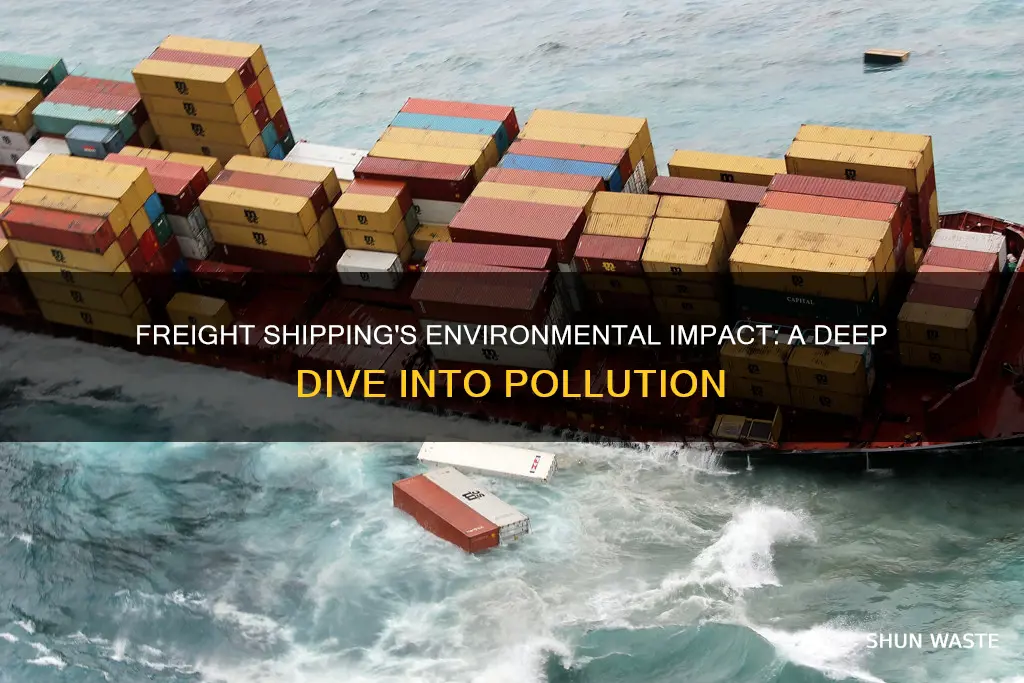 how much pollution does freight shipping cause