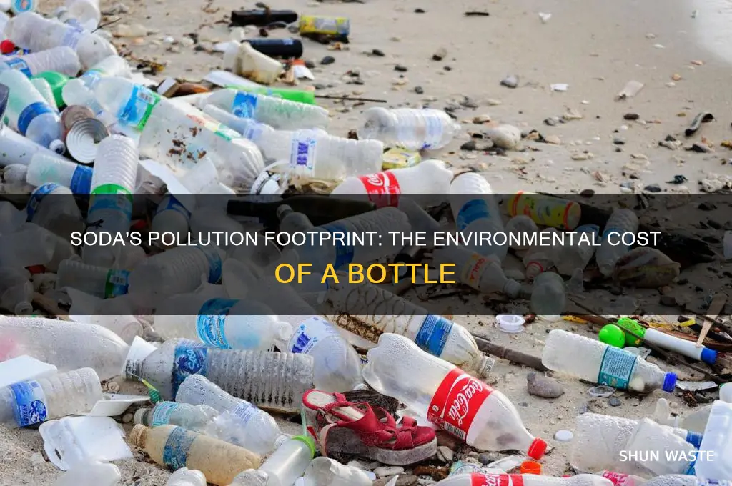 how much pollution does one bottle of soda produce