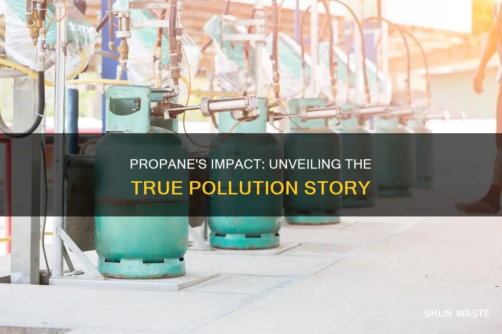 how much pollution does propane cause