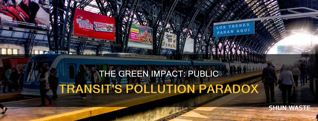 how much pollution does public transportation cause