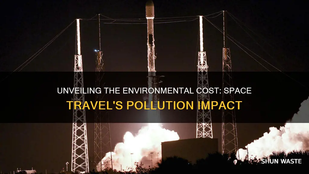 how much pollution does space travel cause