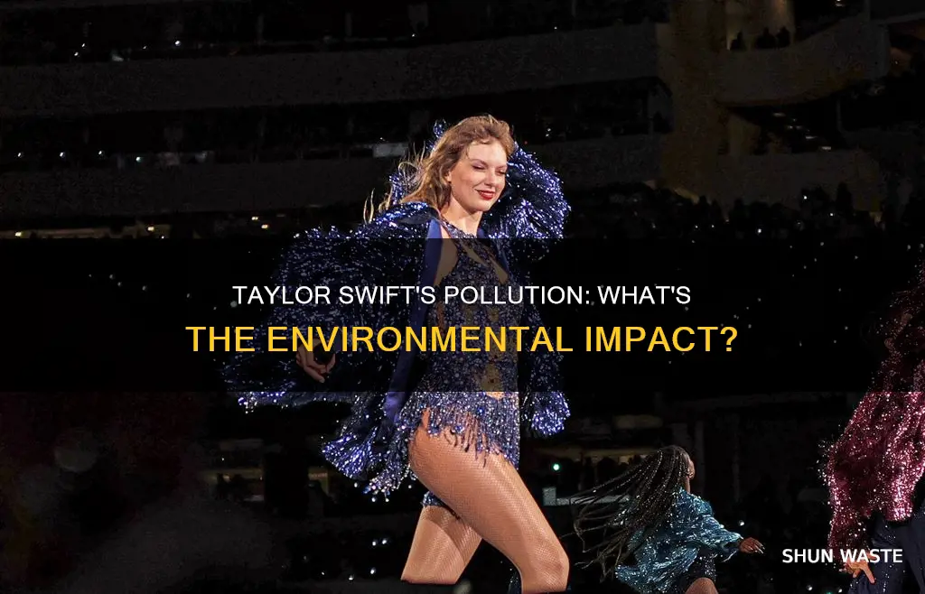 how much pollution does taylor swift produce